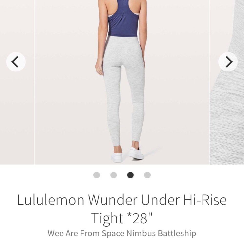 Lululemon Wunder Unders- New condition - Picture 1 of 8